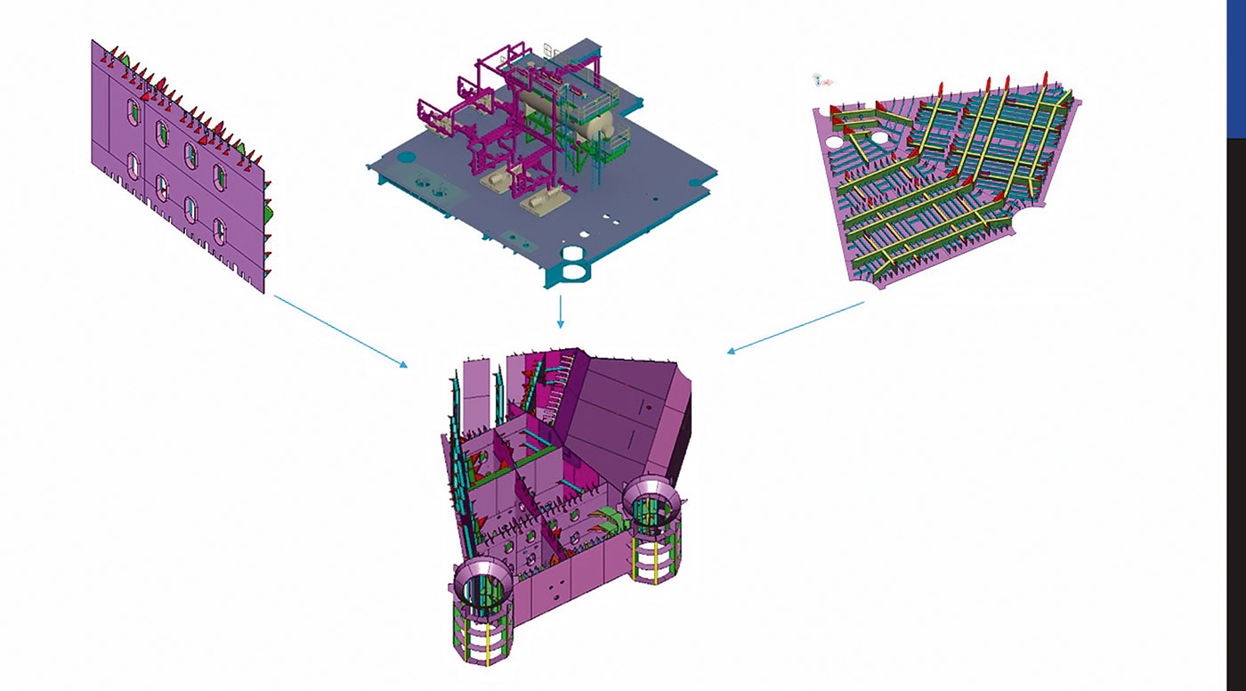 Рис. 1. Модульно-узловая сборка 
