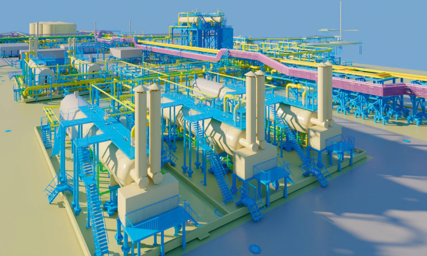 ЦПС. Площадки нефтегазоводоразделения