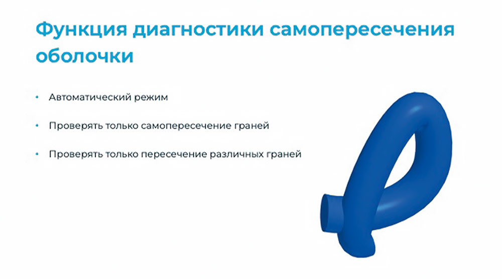 Рис. 18. Диагностика самопересечений