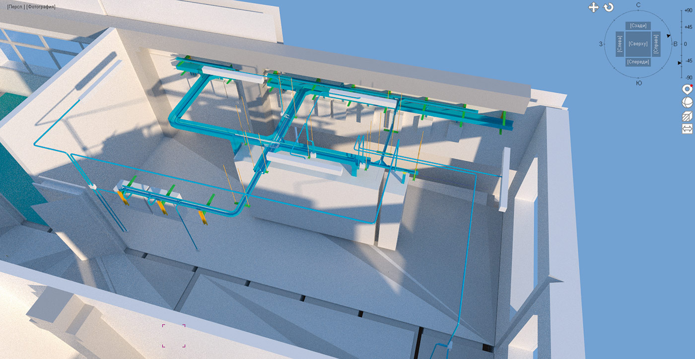 Рис. 8. Вид помещения электрощитовой объекта