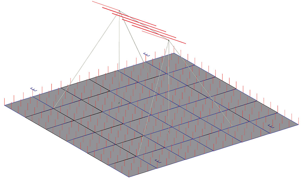 Рис. 13. Расчетная численная модель