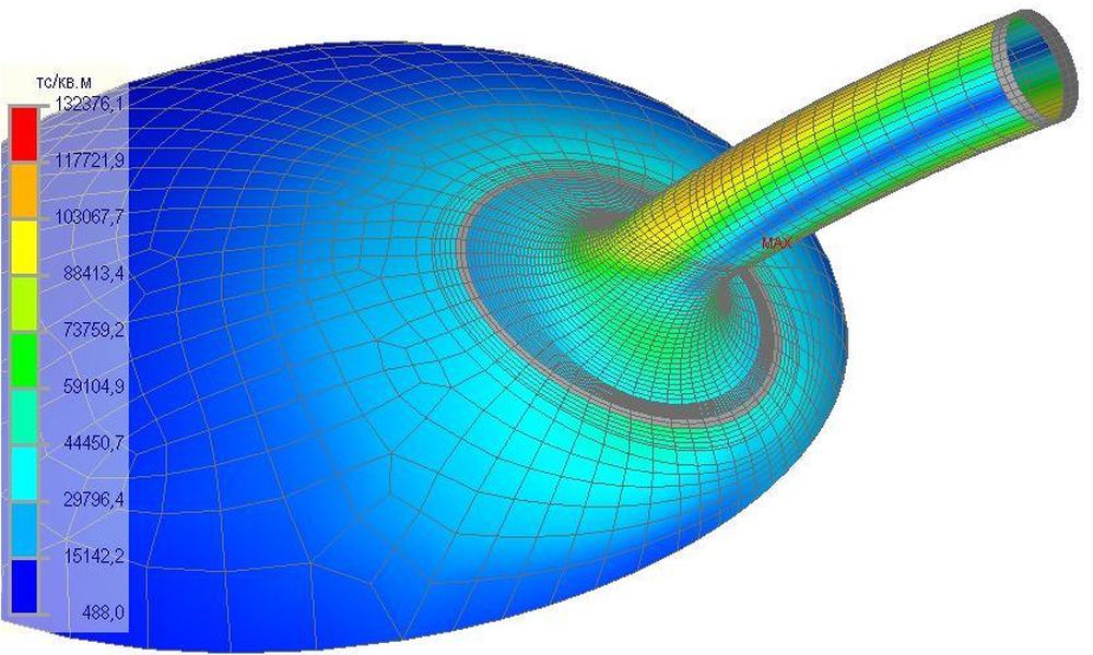 Геометрическое ядро C3D расширяет 3D-возможности расчетной программы Штуцер-МКЭ