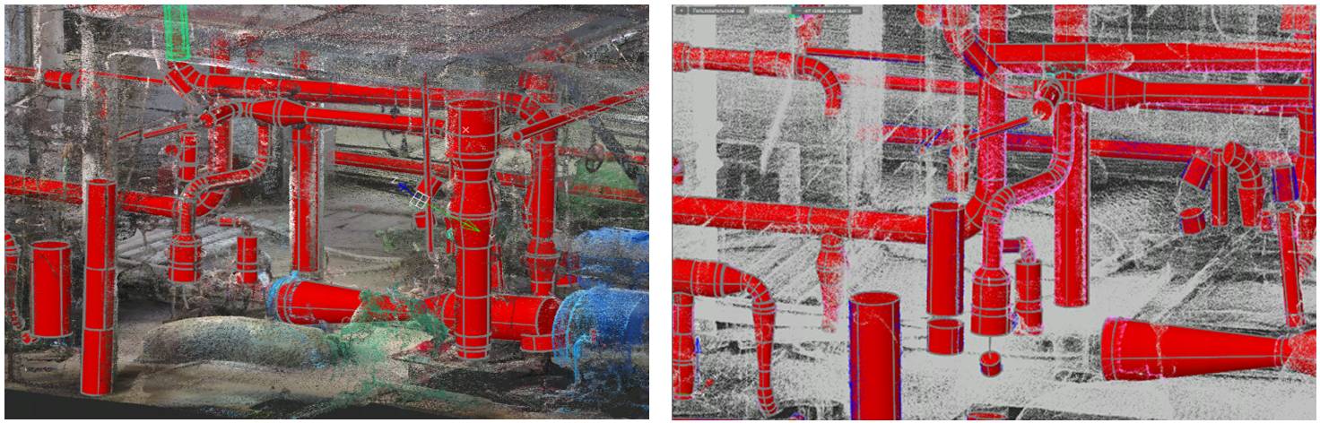 Рис. 6. Этап создания объектов по форме